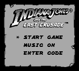 Indiana Jones and the Last Crusade Title Screen